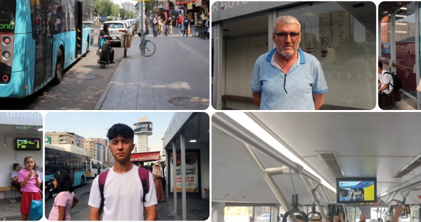 Diyarbakırlılar ulaşım hizmetlerinden şikayetçi: Klimalar çalışmıyor toplu taşıma yetersiz