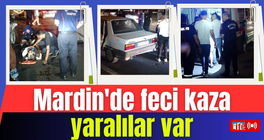 Mardin'de feci kaza, yaralılar var