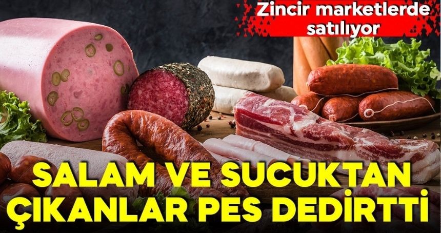 Marketlerde satılan salamda domuz eti çıktı