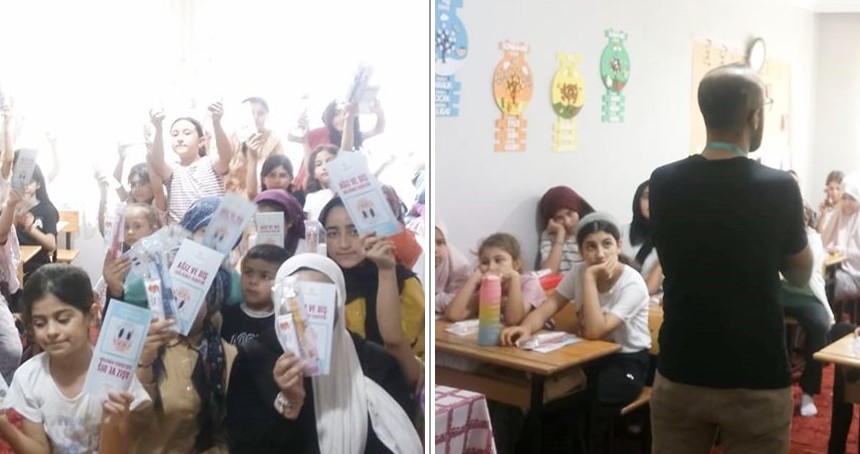 Sağlık eğitimleriyle bilinçli nesiller yetişiyor