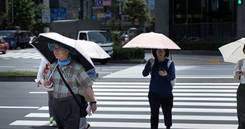 Japonya, tarihindeki en yüksek sıcaklık değerlerini gördü