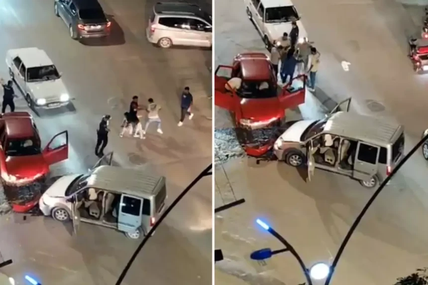 Kazanın ardından kavgaya tutuştular! Polis biber gazıyla ayırdı