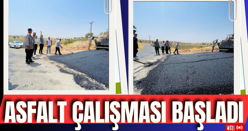 7,5 Kilometrelik Asfalt Çalışması Başladı