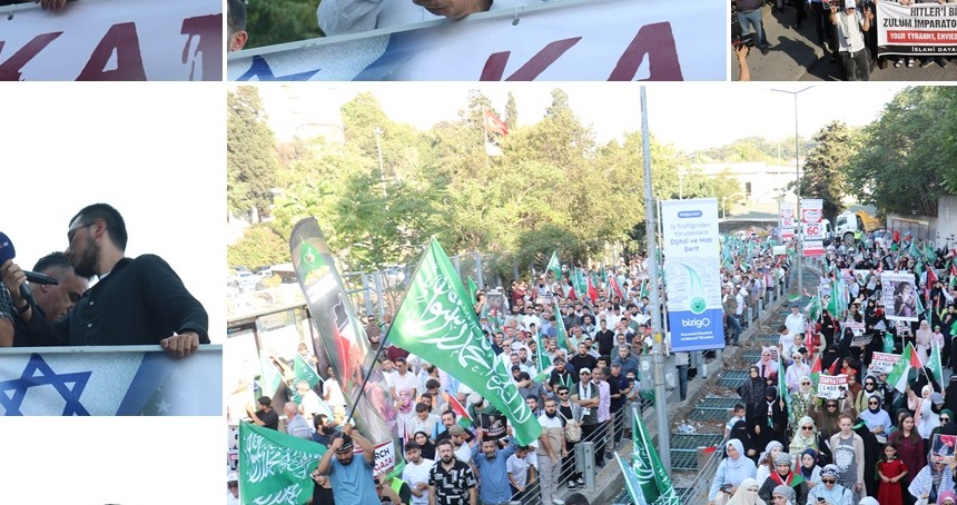 Soykırımın baş destekçisi ABD İstanbul'da protesto edildi