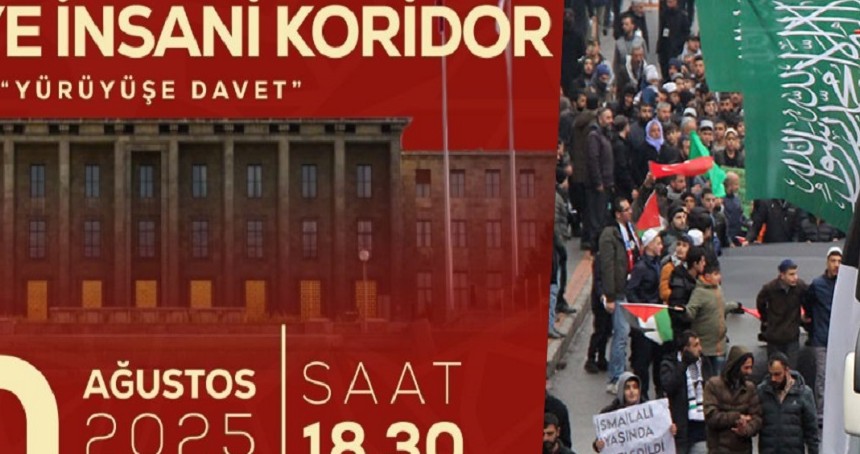 Anadolu'dan Meclis'e Gazze yürüyüşü düzenlenecek