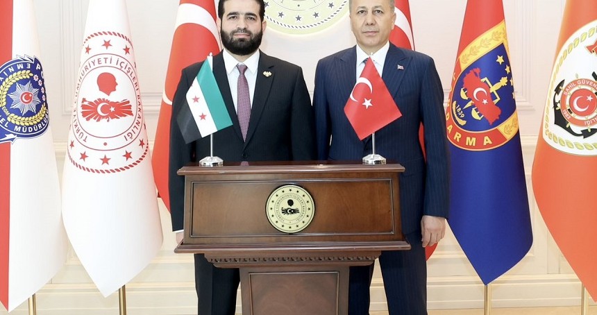 Bakan Yerlikaya, Suriye İçişleri Bakanı Hattab ile görüştü