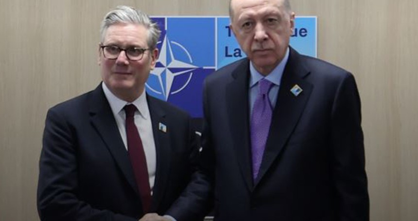 Cumhurbaşkanı Erdoğan, İngiltere Başbakanı Starmer ile görüştü