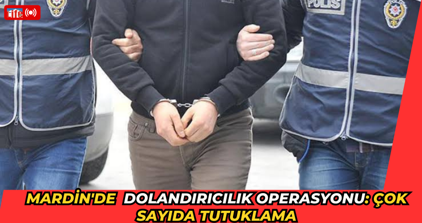 Mardin'de dolandırıcılık operasyonu: Çok sayıda tutuklama