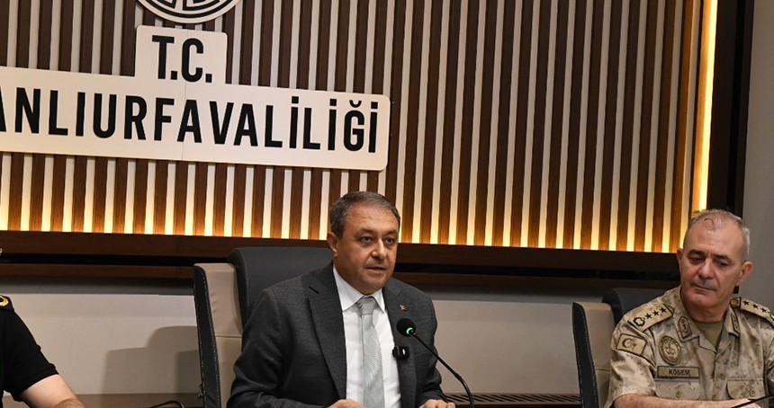 Şanlıurfa Valisi Hasan Şıldak Temmuz ayına ilişkin asayiş ve güvenlik verilerini paylaştı