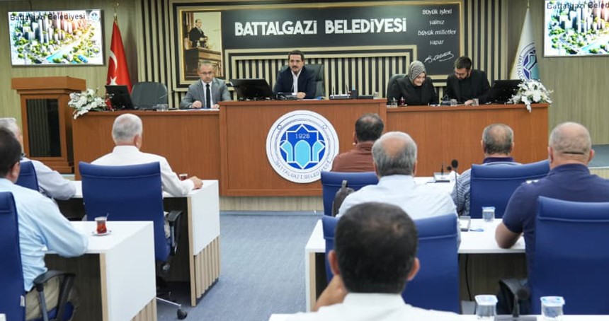 Battalgazi Belediye Meclisi ağustos ayı ilk oturumunu gerçekleştirildi