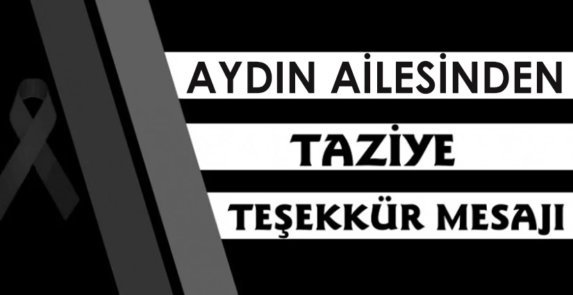 Taziye teşekkürü