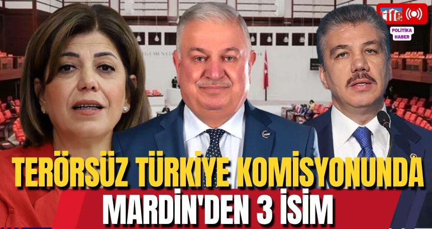 Terörsüz Türkiye komisyonunda Mardin'den 3 isim