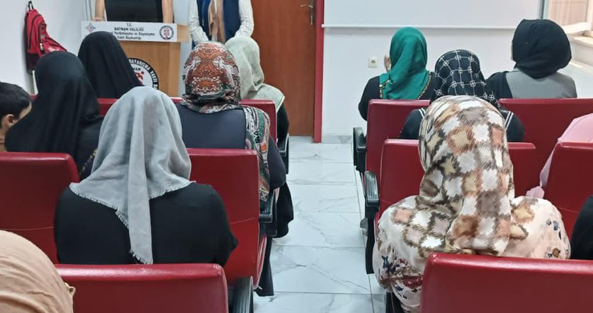Batman'da kadınlara yönelik afet farkındalık eğitimi düzenlendi