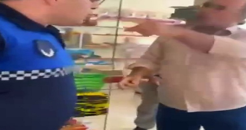 Gaziantep'te iş yeri denetimine giden zabıta esnaf tarafından kovuldu