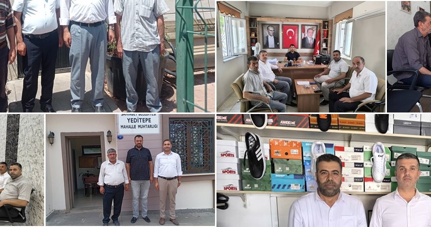 HÜDA PAR Şahinbey İlçe Başkanı Kaya'dan muhtar ziyaretleri