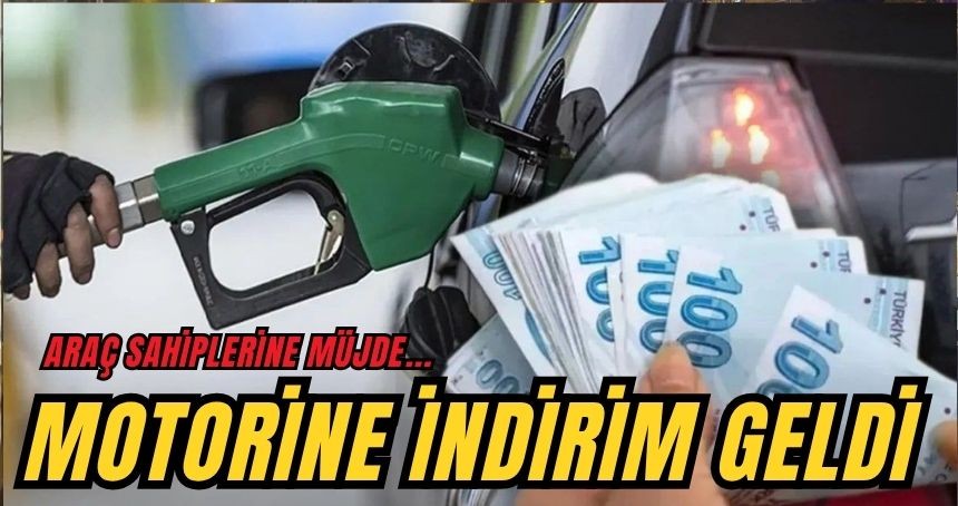 Araç sahiplerine müjde: Motorine indirim geldi