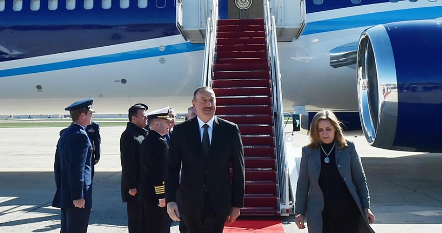 Azerbaycan Cumhurbaşkanı Aliyev, ABD'ye gitti