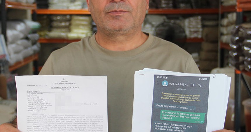 Batman'da 1.4 milyon TL dolandırılan iş adamı: Devlet bu ağa müdahale etmeli