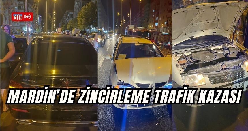 Mardin’de zincirleme trafik kazası