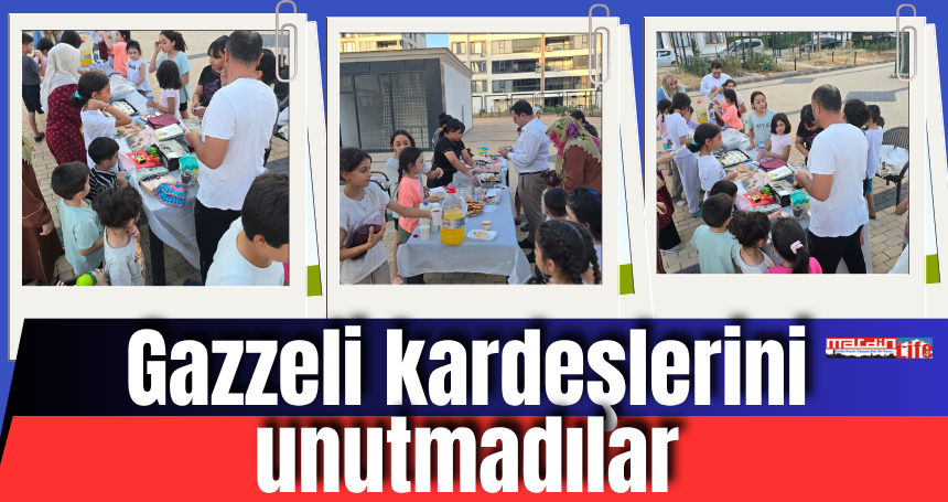 Gazzeli kardeşlerini unutmadılar