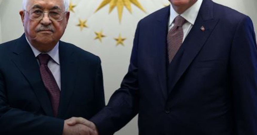 Cumhurbaşkanı Erdoğan Mahmud Abbas ile görüştü