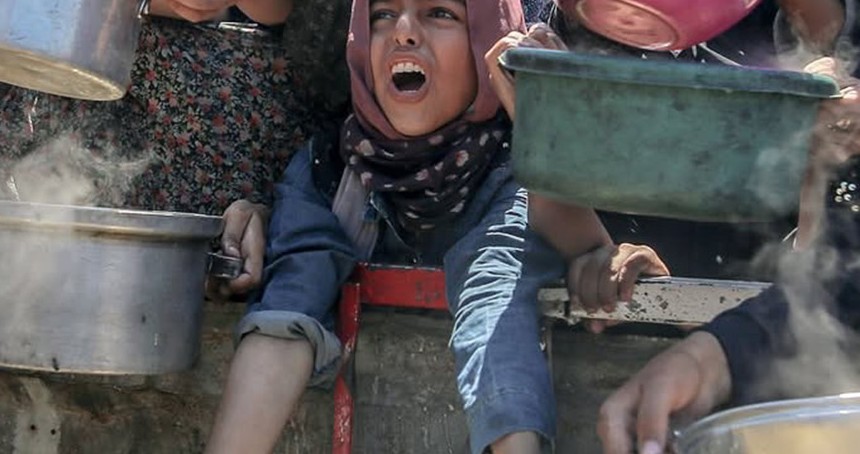 Filistinli gruplardan yardım mekanizması ve Gazze'deki açlık konusunda acil uyarı