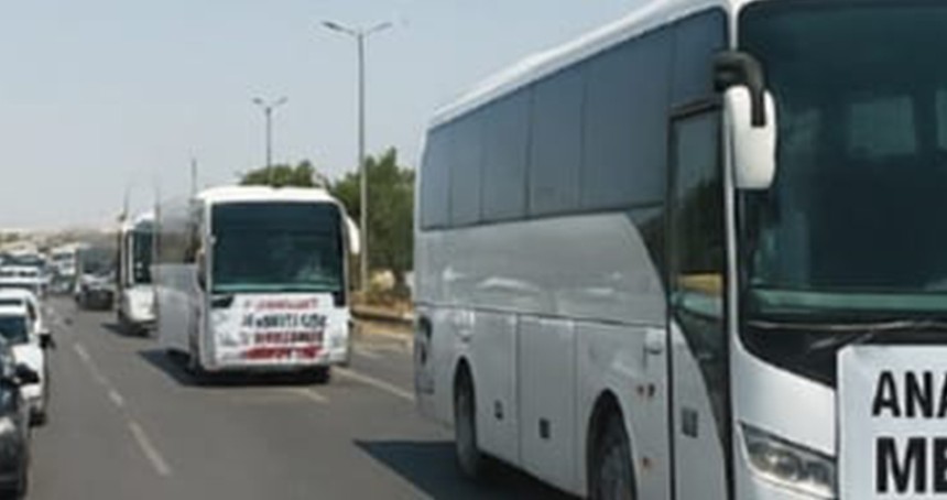 Şanlıurfa’dan onlarca araç, Gazze için TBMM’deki yürüyüşe destek olacak