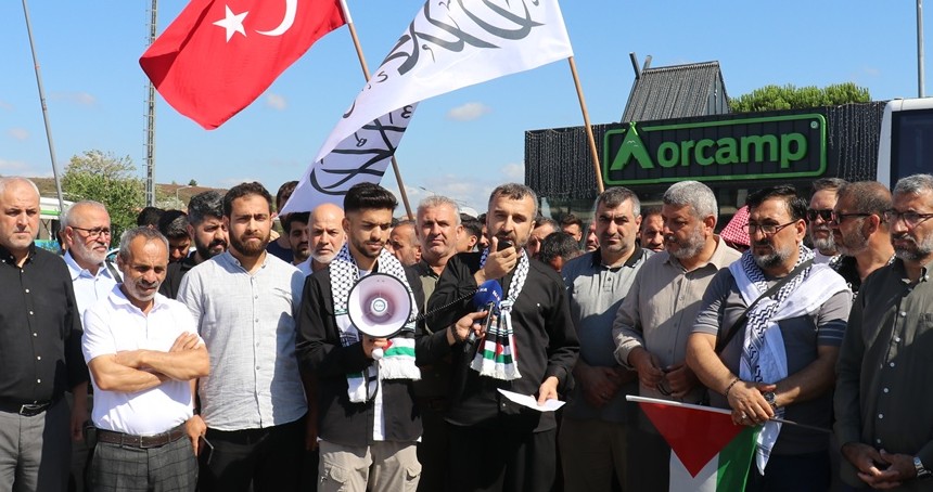 İstanbul'dan yüzlerce kişi "Anadolu'dan Meclis'e Meclis'ten Gazze'ye" yürüyüşü için yola çıktı