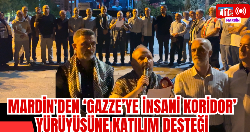 Mardin’den Ankara’ya Gazze İçin Yola Çıktılar
