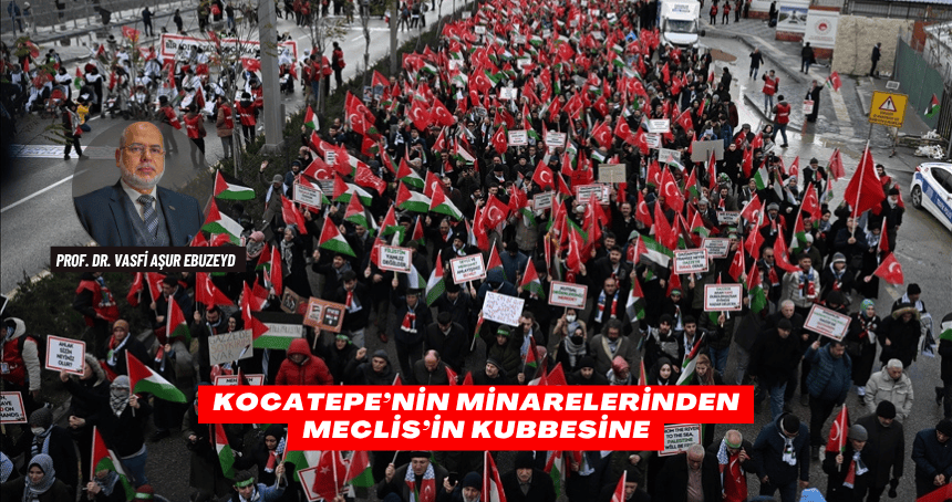 Ankara Gazze için ayağa kalktı… “Binlerce kınama bir kurşuna bedel değil”