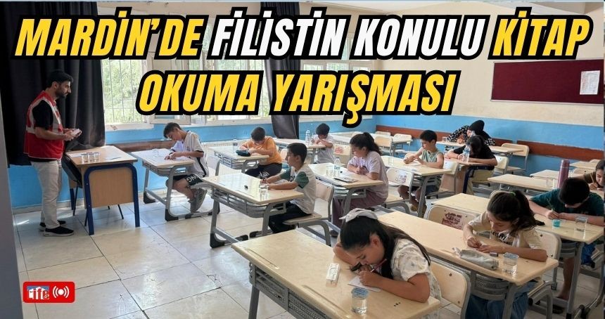 Mardin’de Filistin konulu kitap okuma yarışması
