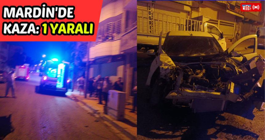 Mardin'de kaza: 1 yaralı