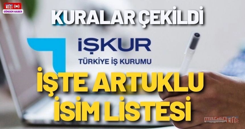 Artuklu’da Merakla Beklenen İŞ-KUR TYP Kura Sonuçları Açıklandı