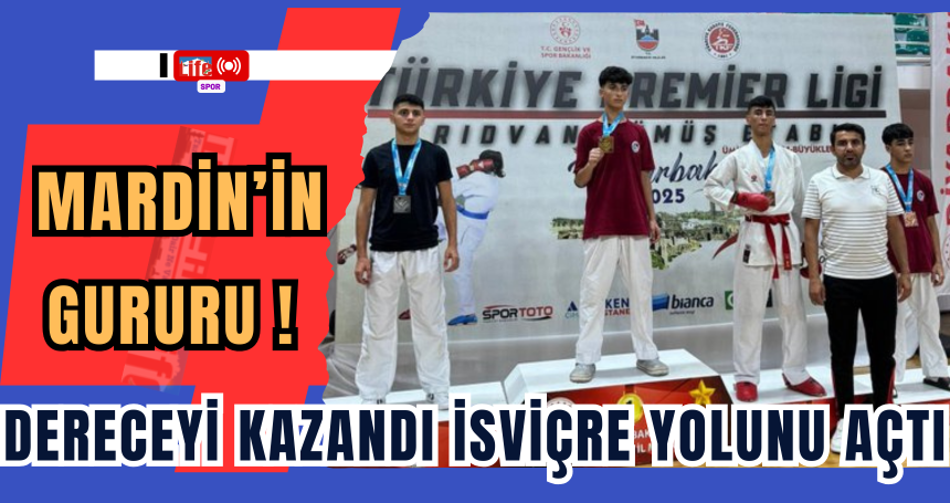Mardin’in Gururu ! Dereceyi Kazandı İsviçre Yolunu Açtı