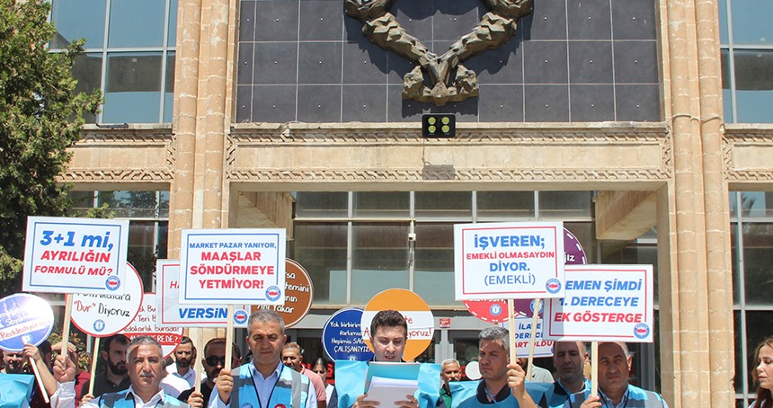 Sağlık-Sen Şırnak Şubesi: Türkiye büyürken memurun da refahı büyümelidir