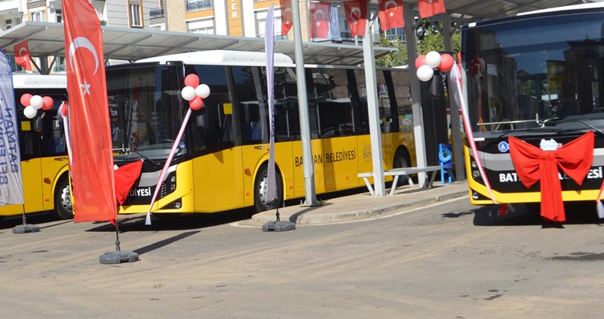 Batman'a 3 yeni körüklü otobüs