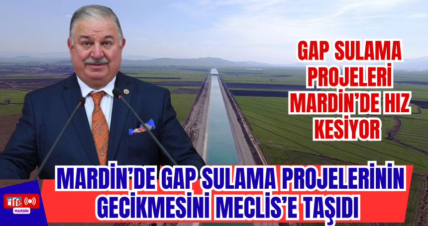 GAP Sulama Projeleri Mardin’de Hız Kesiyor: Milletvekili Bekin Yazılı Soru Önergesi Verdi