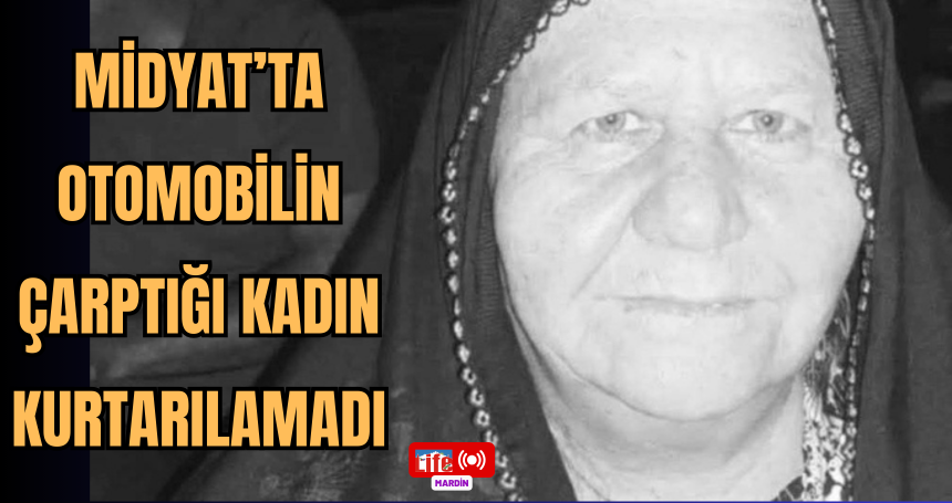 Mardin'de otomobilin çarptığı kadın, öldü