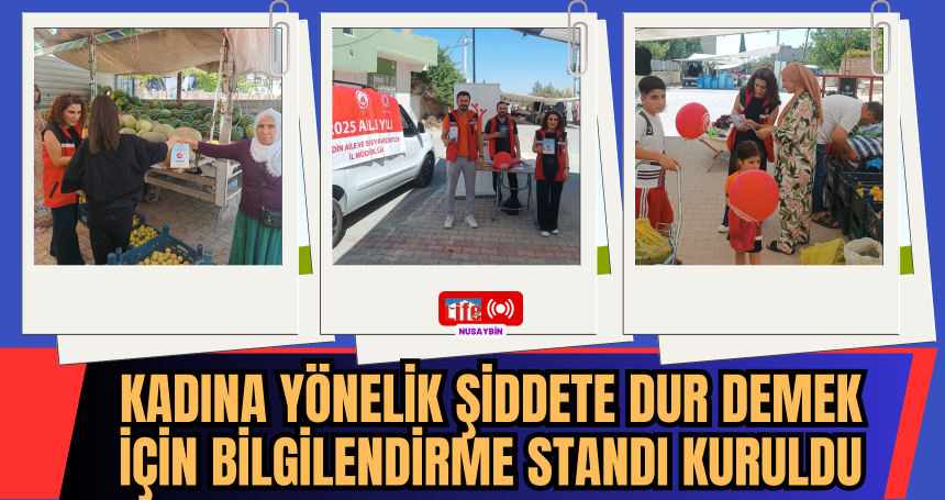 Nusaybin’de Şiddete Karşı Farkındalık Standı