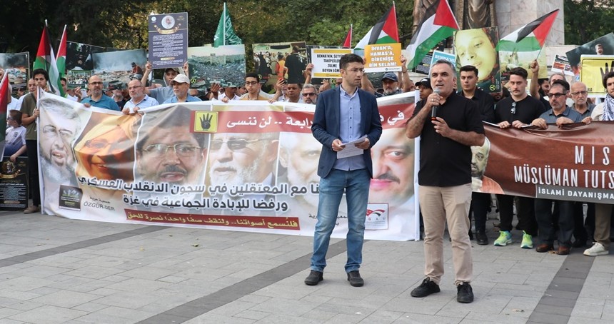 Rabia Katliamı'nın yıldönümünde zindanlardaki 70 bin mahkûm unutulmadı