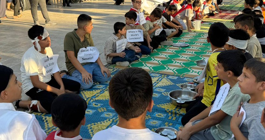 Şanlıurfa’dan Gazze’ye çocukların “Çığlık” çağrısı