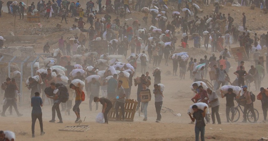 BM: Gazze'de sadece yardım ararken 1760 Filistinli öldürüldü