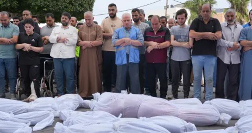 Gazze'de can kaybı 61 bin 897'ye yükseldi