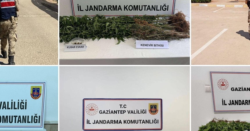 Gaziantep'te uyuşturucu operasyonu: 6 gözaltı