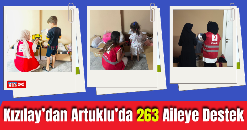 Kızılay’dan Artuklu’da 263 Aileye Destek