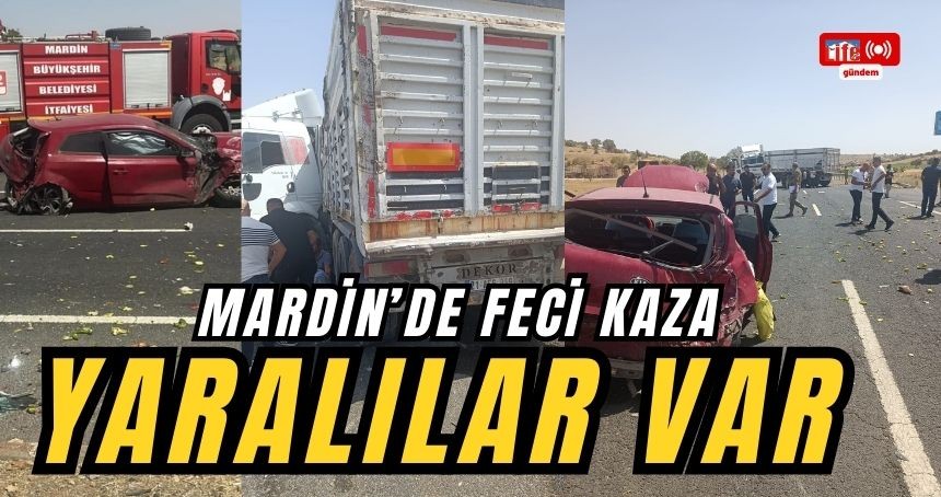 Mardin’de feci kaza; yaralılar var