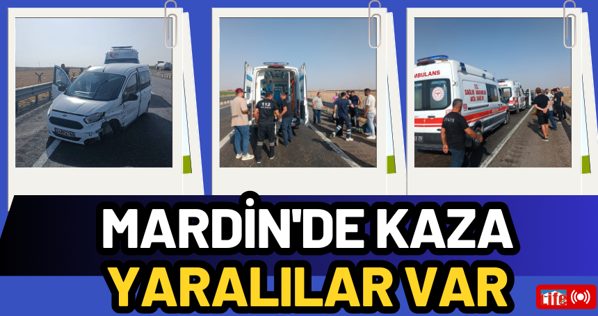 Mardin'de kaza, yaralılar var