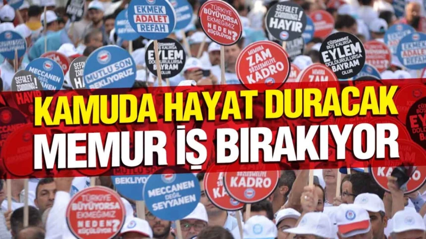 Memurlar Zam Teklifine Tepki Gösterdi, İş Bıraktı