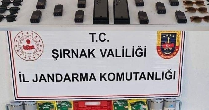 Şırnak’ta 8 milyon değerinde kaçak malzeme ele geçirdi