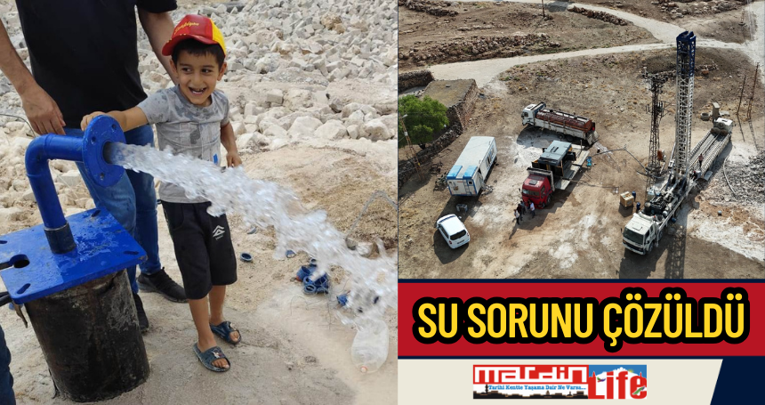 Su sorunu çözüldü